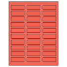 2.25" x 0.75"  Sheet Label