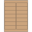 4" x 1.33"  Sheet Label