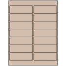 4" x 1.33"  Sheet Label