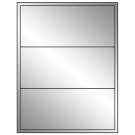 8" x 3.5"  Sheet Label