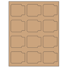 2.38" x 2"  Sheet Label