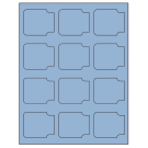2.38" x 2"  Sheet Label