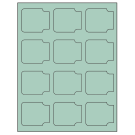 2.38" x 2"  Sheet Label