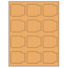 2.38" x 2"  Sheet Label