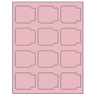 2.38" x 2"  Sheet Label