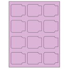 2.38" x 2"  Sheet Label