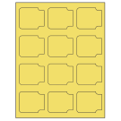 2.38" x 2"  Sheet Label