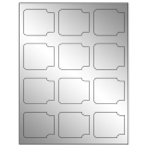 2.38" x 2"  Sheet Label