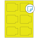 3.372" x 2.5"  Sheet Label