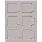 3.372" x 2.5"  Sheet Label