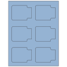 3.372" x 2.5"  Sheet Label