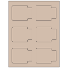 3.372" x 2.5"  Sheet Label