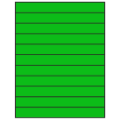 8.5" x 1"  Sheet Label