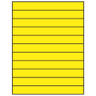 8.5" x 1"  Sheet Label