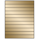 8.5" x 1"  Sheet Label