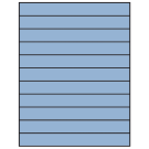 8.5" x 1"  Sheet Label