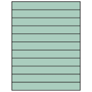 8.5" x 1"  Sheet Label