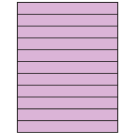 8.5" x 1"  Sheet Label