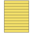 8.5" x 1"  Sheet Label