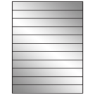 8.5" x 1"  Sheet Label