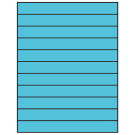 8.5" x 1"  Sheet Label