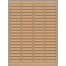 1.75" x 0.5"  Sheet Label