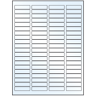 1.75" x 0.5"  Sheet Label