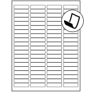 1.75" x 0.5"  Sheet Label
