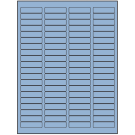 1.75" x 0.5"  Sheet Label