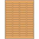 1.75" x 0.5"  Sheet Label