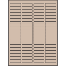1.75" x 0.5"  Sheet Label