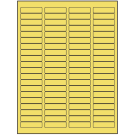 1.75" x 0.5"  Sheet Label