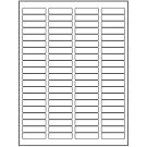 1.75" x 0.5"  Sheet Label