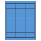 2.66" x 1.375"  Sheet Label