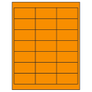 2.66" x 1.375"  Sheet Label