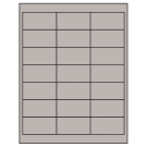 2.66" x 1.375"  Sheet Label