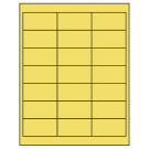 2.66" x 1.375"  Sheet Label