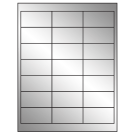 2.66" x 1.375"  Sheet Label