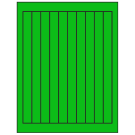 0.75" x 9.4"  Sheet Label