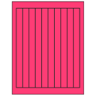 0.75" x 9.4"  Sheet Label