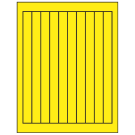 0.75" x 9.4"  Sheet Label