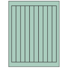 0.75" x 9.4"  Sheet Label