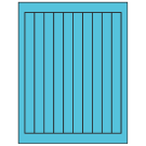 0.75" x 9.4"  Sheet Label