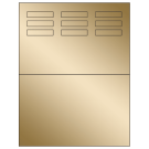 1.96" x 0.46"  Sheet Label