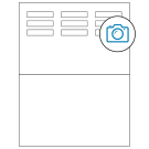 1.96" x 0.46"  Sheet Label