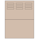 1.96" x 0.46"  Sheet Label