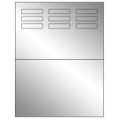 1.96" x 0.46"  Sheet Label