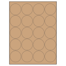 2" x 2"  Sheet Label