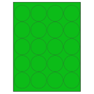 2" x 2"  Sheet Label