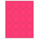 2" x 2"  Sheet Label